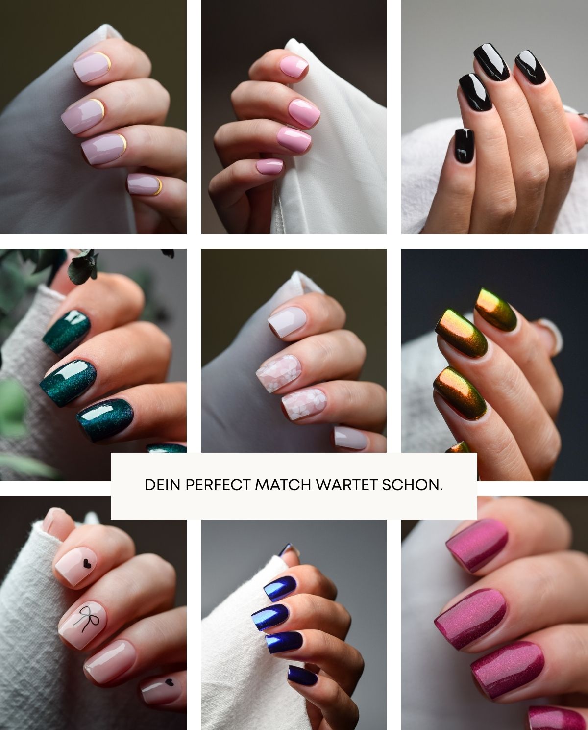 UV Gel Wraps Festive Dots von Die Nageltante – Schritt-für-Schritt-Anleitung für verspielte Nägel mit Punkten & Grün, bis zu 3 Wochen Haltbarkeit.