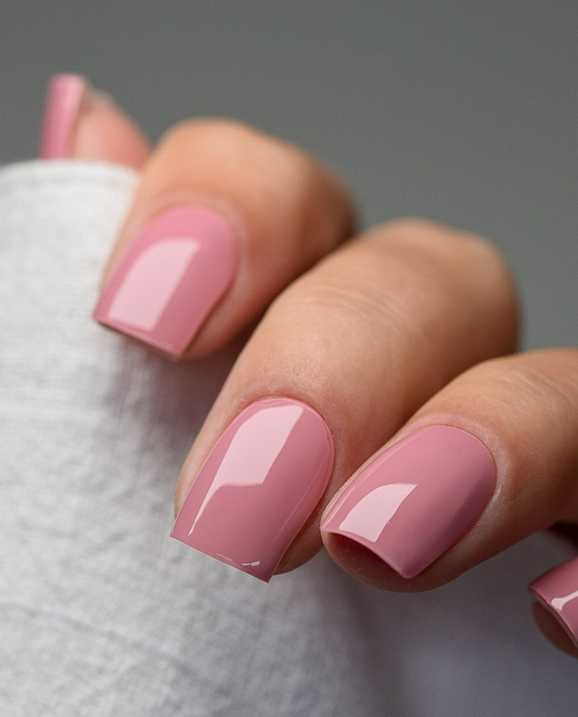 UV Gel Wraps Dusty Pink – rosafarbene Nailwraps mit Glanz