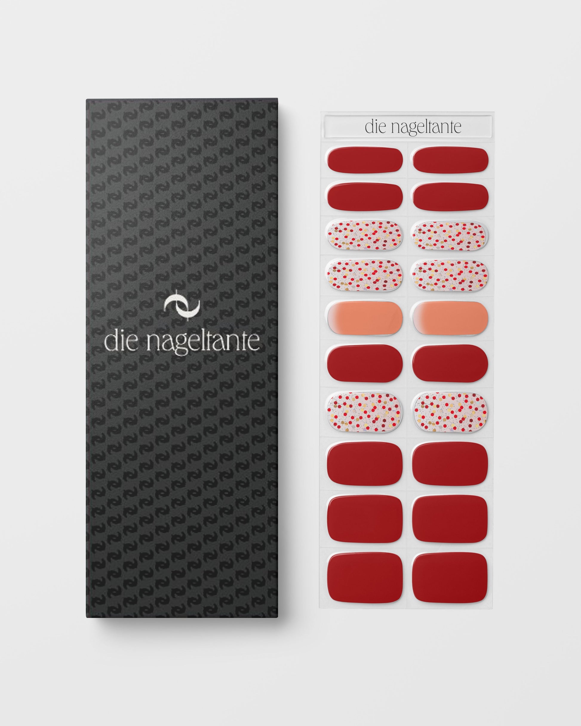 UV Gel Wraps Confetti Kiss – Designübersicht inklusive Verpackung der selbstklebenden Gel Wrap
