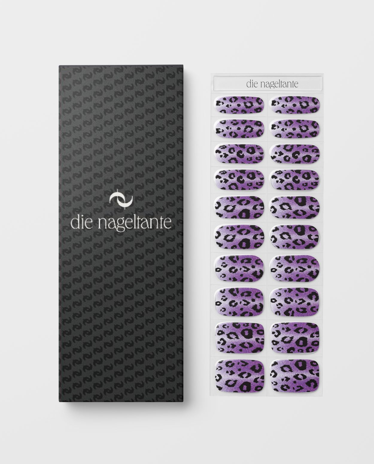 UV Gel Wraps Plum Safari – Designübersicht und Verpackung der selbstklebenden UV Gel Maniküre