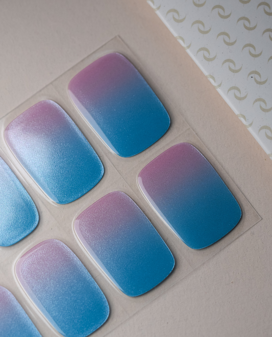 UV Gel Wraps Wolkenzucker – Designübersicht der selbstklebenden Gel Wraps