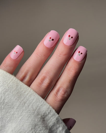 Pick me Design Nahaufnahme Kirschen metallic