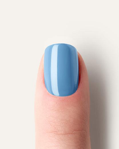Himmelblau Design Nahaufnahme blaue Nägel