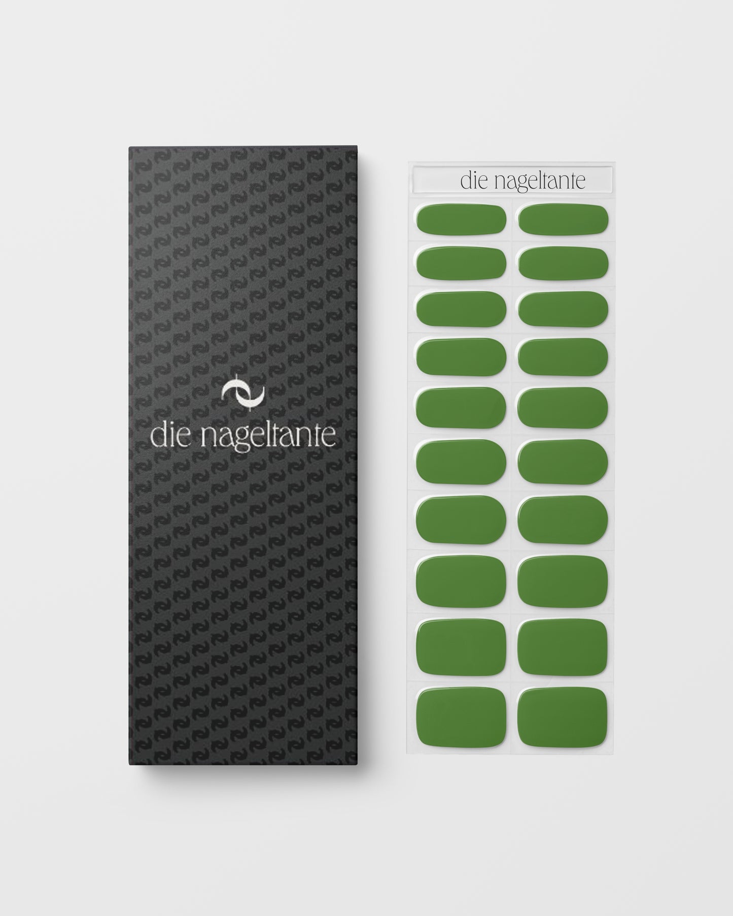 UV Nailwraps Wiesengrün Produktbild Verpackung