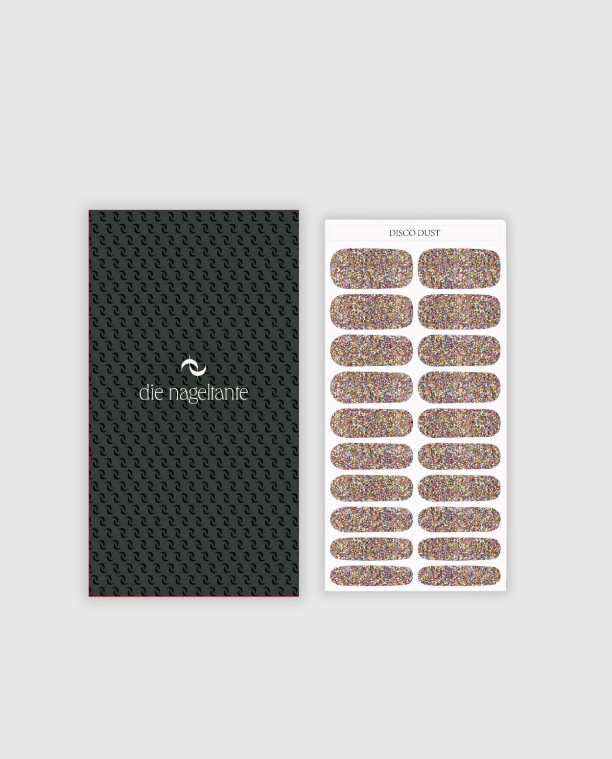 Nailpolish Wraps Disco Dust – bunte Nailwraps mit Holo Glitzer - Übersicht der Nail Wraps