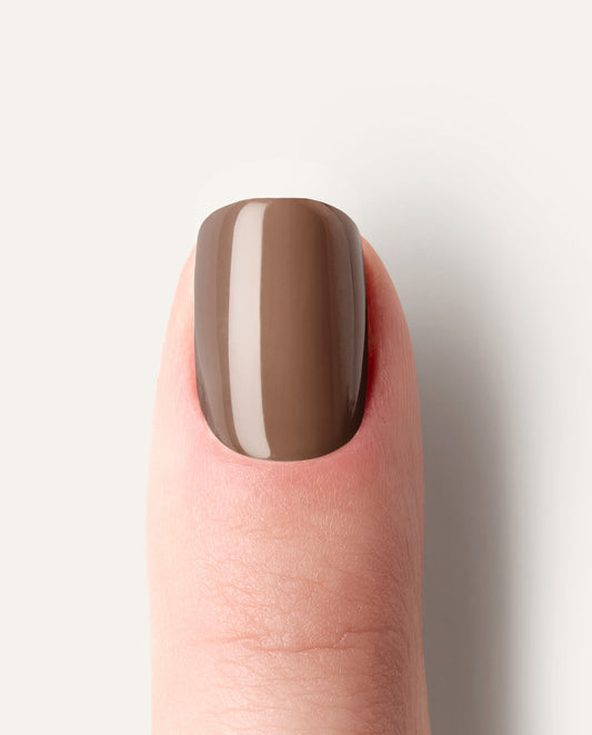 Detailansicht – Nailpolish Wraps „Nevio Sweet Mocha“ in unterschiedlichen Größen.