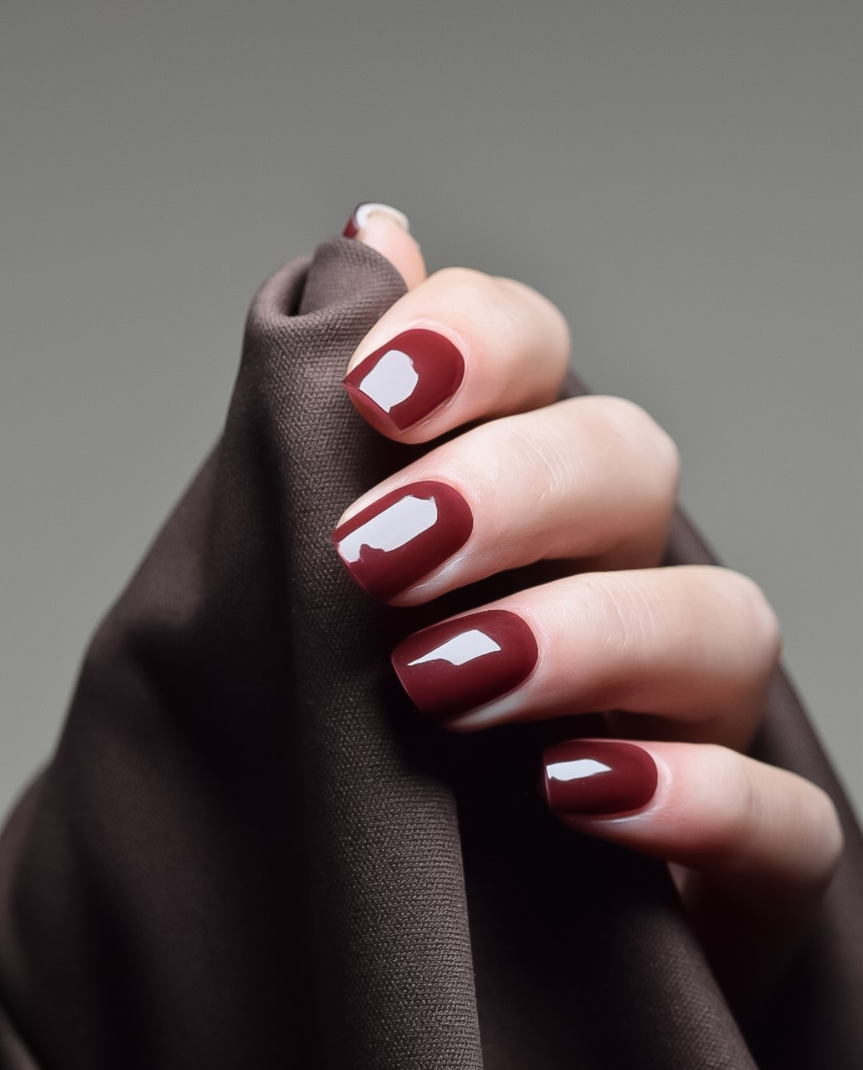 UV Gel Wraps Herzrot – rote Nailwraps mit Glanz