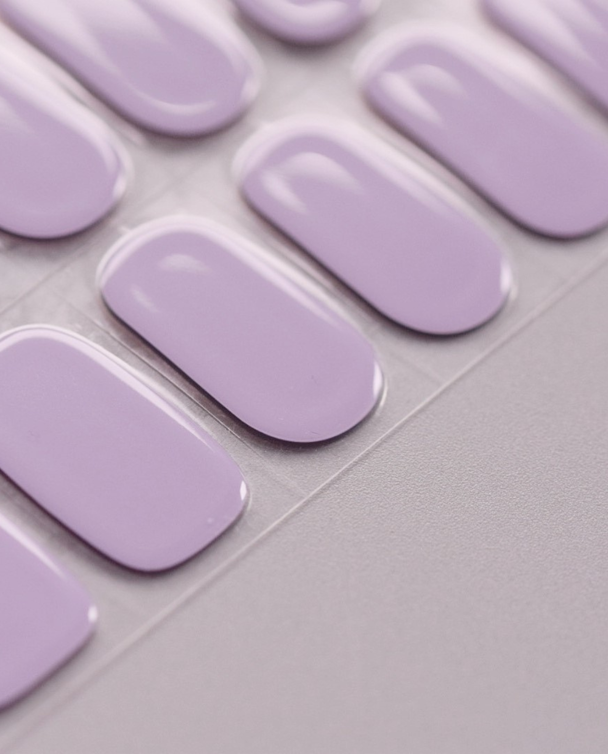 UV Gel Wraps Lavendel Meer – lavdendel Nailwraps mit Glanz - Übersicht der Nail Wraps