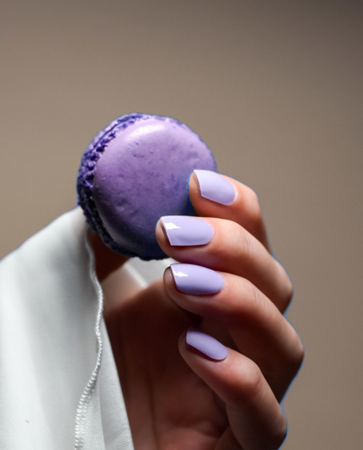 UV Gel Wraps Lavendel Meer – lavdendel Nailwraps mit Glanz