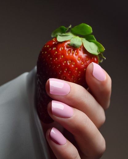 Nahaufnahme Strawberry Milkshake Wraps – Rosa Look als Detailaufnahme.