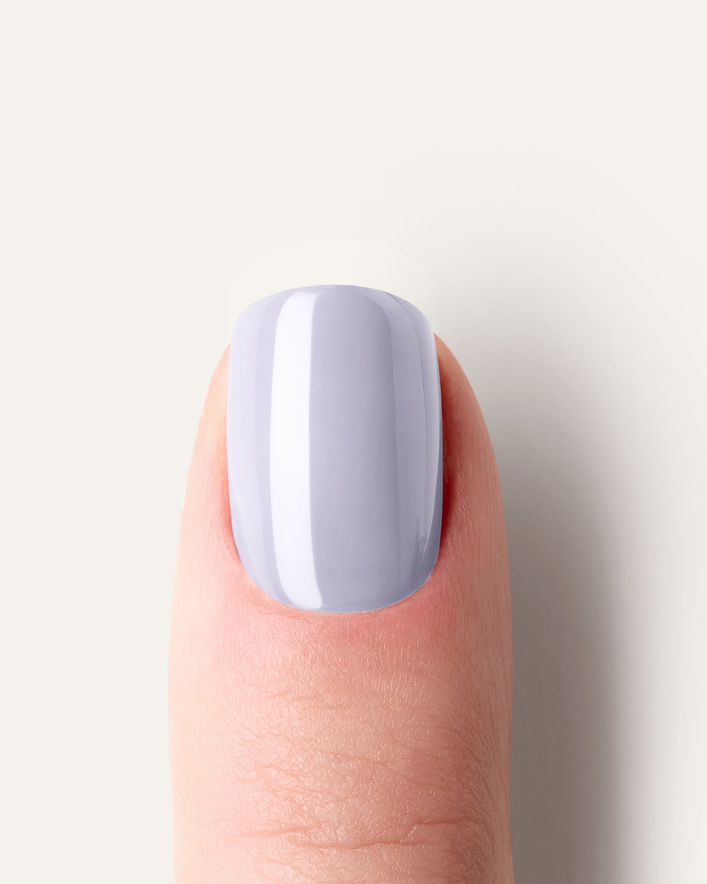 Detailansicht der UV Gel Wraps Lilac Whisper mit sanfter, gleichmäßiger Farbfläche