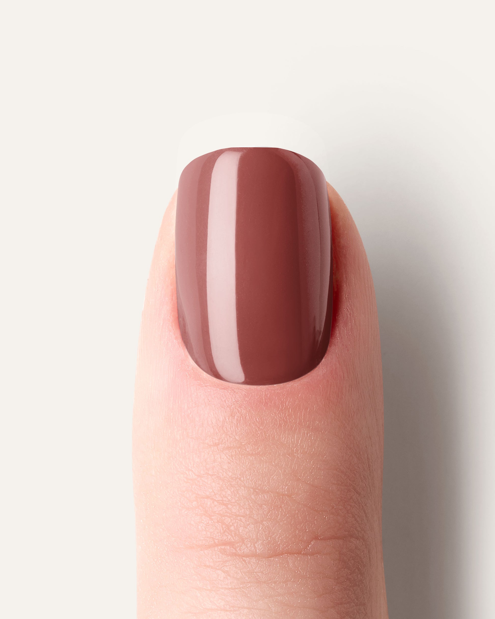 Rustic Chili UV Gel Wraps – warmes Rotbraun mit erdigem Chili-Unterton für elegante Looks.
