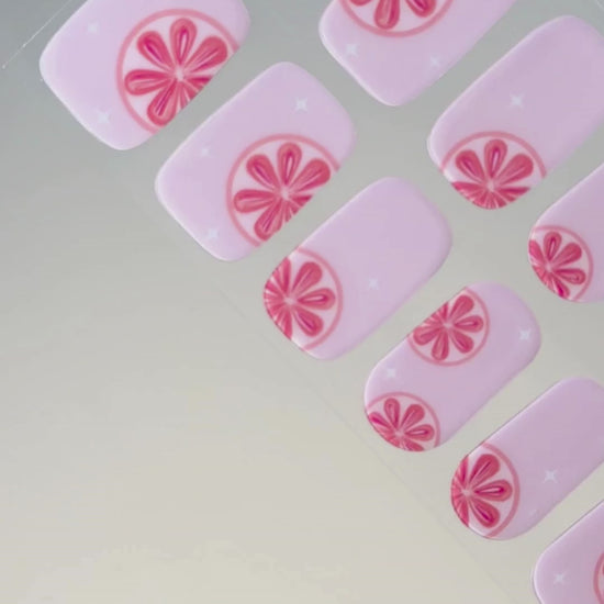 UV Gel Wraps Summer Slice Anwendung Hand