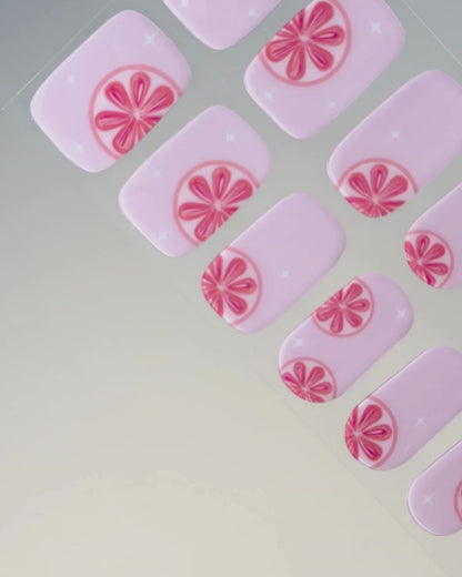 UV Gel Wraps Summer Slice Anwendung Hand