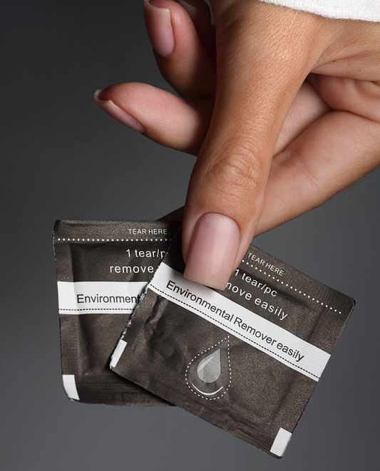 UV Gel Wraps Remover Pads – Tütchen für die einfache Entfernung von Wraps.